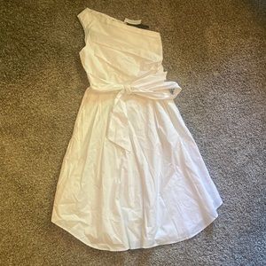 Banana Republic white cotton dress